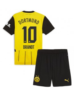 Detské Futbalové oblečenie Borussia Dortmund Julian Brandt #10 2024-25 Krátky Rukáv - Domáci (+ trenírky)